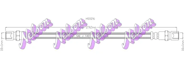 спирачен маркуч KAWE                