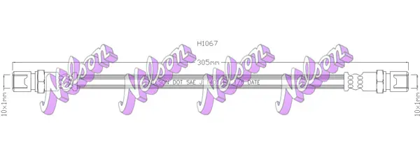 спирачен маркуч KAWE                