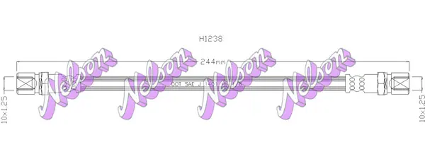 спирачен маркуч KAWE                