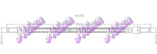 спирачен маркуч KAWE                