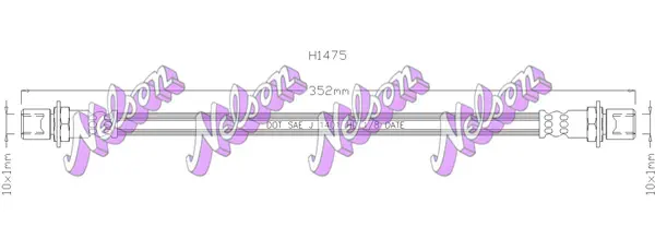 спирачен маркуч KAWE                