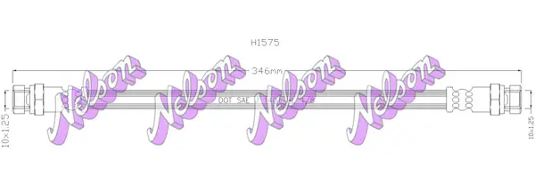 спирачен маркуч KAWE                