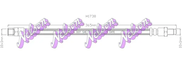 спирачен маркуч KAWE                