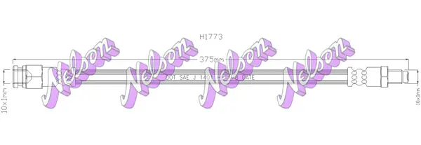 спирачен маркуч KAWE                