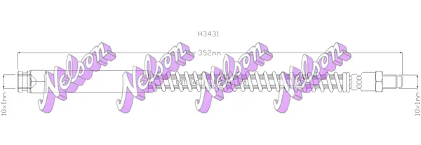 спирачен маркуч KAWE                