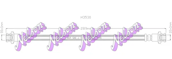 спирачен маркуч KAWE                