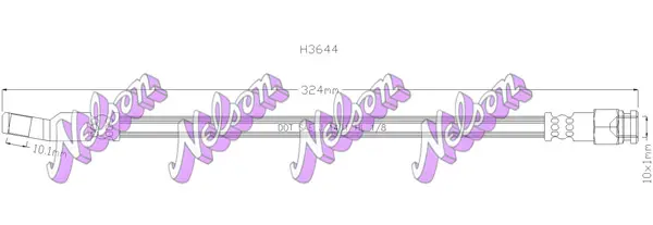 спирачен маркуч KAWE                