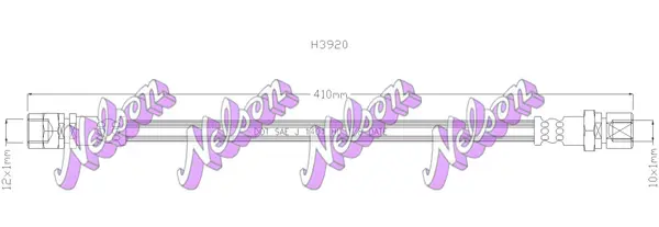 спирачен маркуч KAWE                