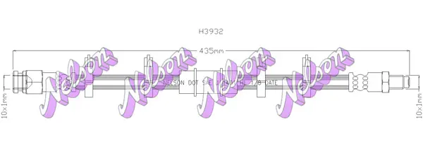 спирачен маркуч KAWE                