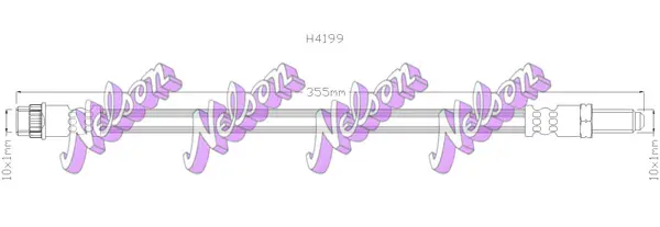 спирачен маркуч KAWE                