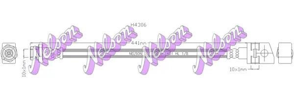 спирачен маркуч KAWE                