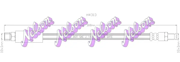 спирачен маркуч KAWE                