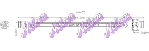 спирачен маркуч KAWE                