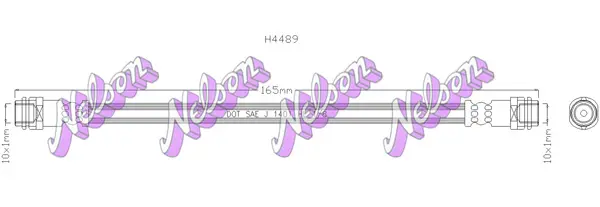 спирачен маркуч KAWE                