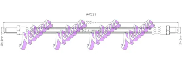 спирачен маркуч KAWE                