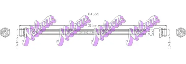 спирачен маркуч KAWE                