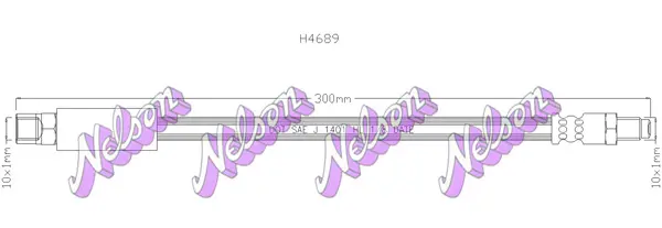 спирачен маркуч KAWE                