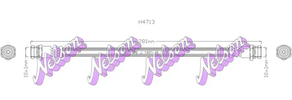 спирачен маркуч KAWE                