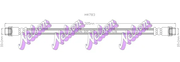 спирачен маркуч KAWE                