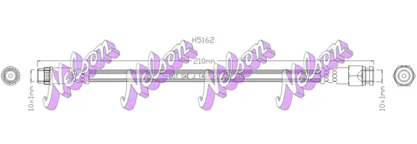 спирачен маркуч KAWE                