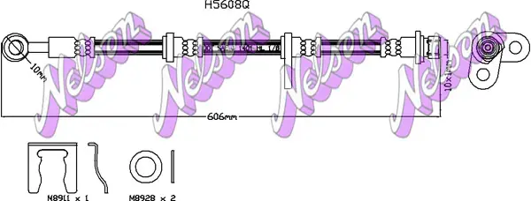 спирачен маркуч KAWE                