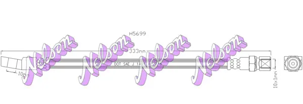 спирачен маркуч KAWE                