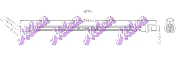 спирачен маркуч KAWE                