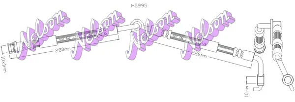 спирачен маркуч KAWE                