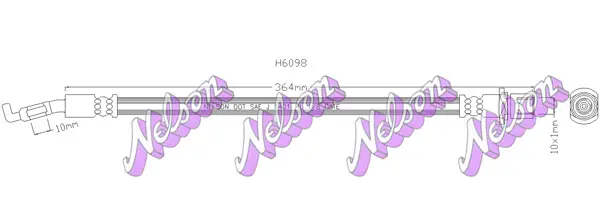 спирачен маркуч KAWE                