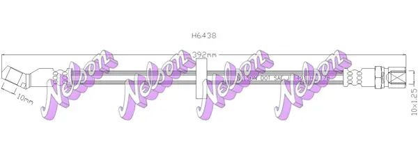 спирачен маркуч KAWE                