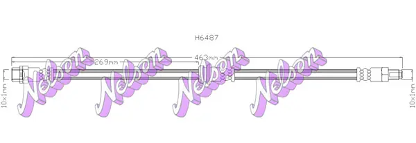 спирачен маркуч KAWE                