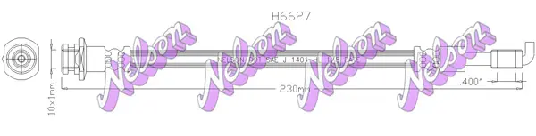 спирачен маркуч KAWE                