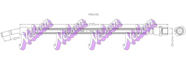 спирачен маркуч KAWE                