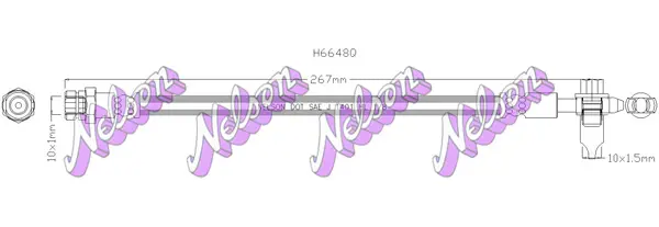 спирачен маркуч KAWE                