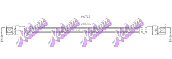 спирачен маркуч KAWE                