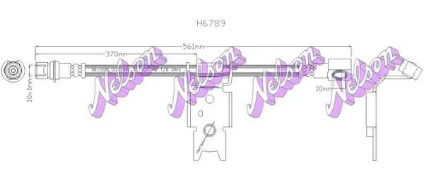 спирачен маркуч KAWE                