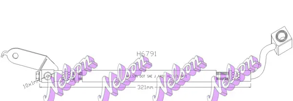 спирачен маркуч KAWE                