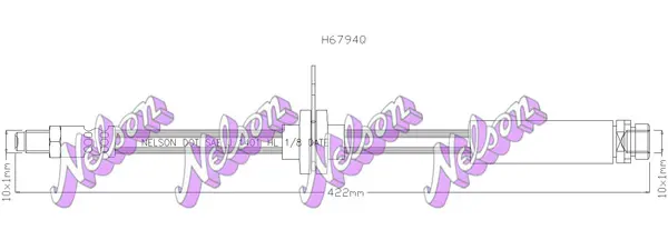 спирачен маркуч KAWE                