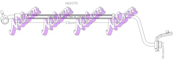 спирачен маркуч KAWE                