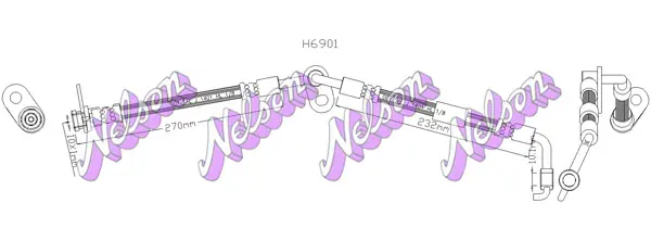 спирачен маркуч KAWE                