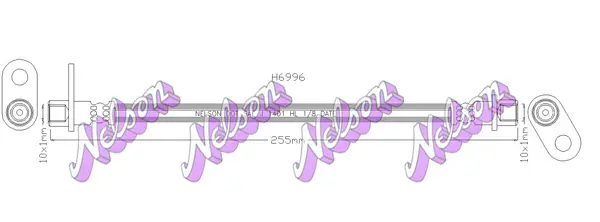 спирачен маркуч KAWE                