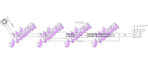 спирачен маркуч KAWE                