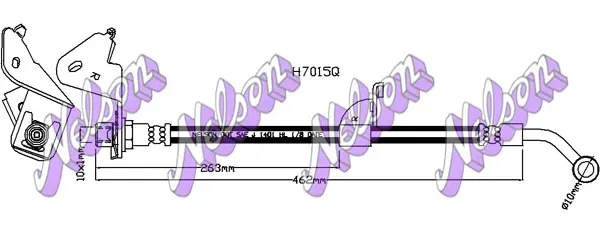 спирачен маркуч KAWE                