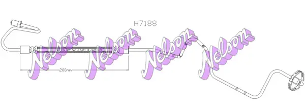 спирачен маркуч KAWE                