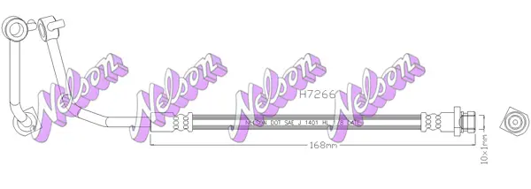 спирачен маркуч KAWE                