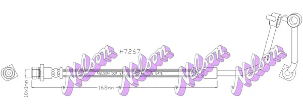 спирачен маркуч KAWE                