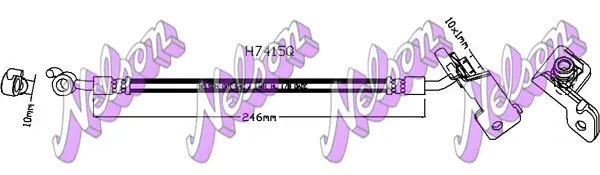 спирачен маркуч KAWE                