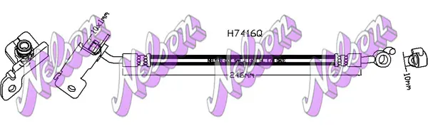 спирачен маркуч KAWE                