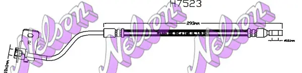 спирачен маркуч KAWE                