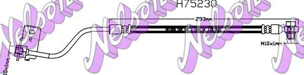 спирачен маркуч KAWE                